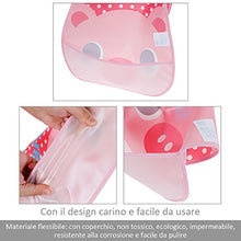 Carica l'immagine nel visualizzatore di Gallery, Lictin Bavaglini Impermeabili Set 8 Unisex EVA per bambini da 6 Children: S
