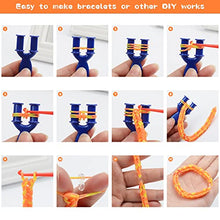 Carica l&#39;immagine nel visualizzatore di Gallery, Elastici per Braccialetti, 2500+ Bracciale Elastici Colorati Loom Bands Kit 40 griglia, fai da te Bambina Elastici di Gomma Bracciale Lavorare a Maglia Fare Braccialetti Perline Giocattolo Regalo