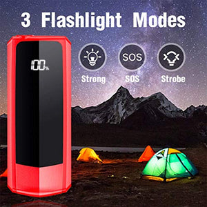 Audew Avviatore di Emergenza Auto 20000mAh Corrente Picco 2000A - Ilgrandebazar