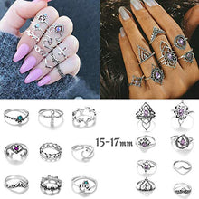 Carica l&#39;immagine nel visualizzatore di Gallery, Milacolato 84 PCS Midi Ring Bohemian Knuckle Anello Set Fashion Finger... - Ilgrandebazar