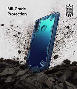 Ringke Fusion-X Custodia Compatibile con Huawei P Smart 2019, Space Blue - Ilgrandebazar