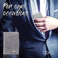 Carica l'immagine nel visualizzatore di Gallery, OOKLÍ Porta Carte Di Credito Schermato RFID Nuova Generazione Grigio