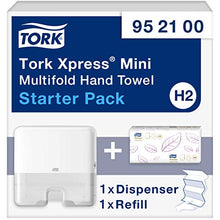 Carica l&#39;immagine nel visualizzatore di Gallery, Tork 952100 Xpress Asciugamani Starter Pack: 1 Dispenser Mini per... - Ilgrandebazar