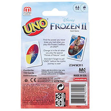 Carica l&#39;immagine nel visualizzatore di Gallery, Mattel Games-UNO Gioco di Carte Versione Frozen 2 Giocattolo per Bambini 7+...