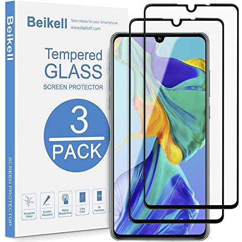 Vetro Temperato per Huawei P30,Beikell [3 Pezzi] Copertura Completa...