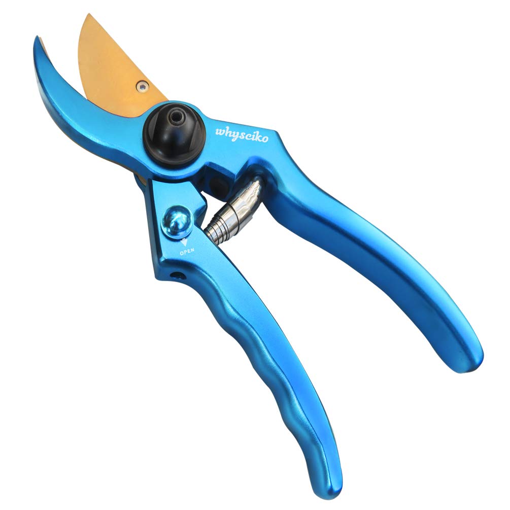 Cesoie Potatura Professionali Novità 2019 Taglia Unica, Blu Anodizzato - Ilgrandebazar