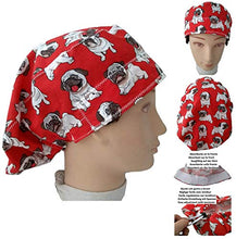 Carica l&#39;immagine nel visualizzatore di Gallery, Cappello chirurgico Donna Cani Carlin Per capelli lunghi, veterinario,... - Ilgrandebazar