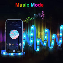 Carica l&#39;immagine nel visualizzatore di Gallery, Striscia LED RGB WIFI, Etersky Smart Strip 2M 5050 Compatibile con 2m