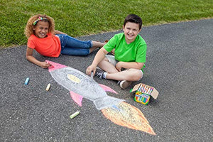 Crayola-48 Gessi per Esterno Lavabili, Scuola e Tempo Libero, Assortiti,... - Ilgrandebazar