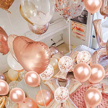 Carica l&#39;immagine nel visualizzatore di Gallery, SPECOOL Palloncini Compleanno Oro Rosa,con Baby Photo Rosa Happy Birthday