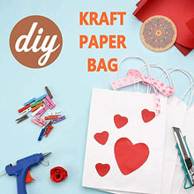 Carica l'immagine nel visualizzatore di Gallery, Switory Sacchetto di Carta Kraft 250pc con Manici 20x12x26,5cm 50pc