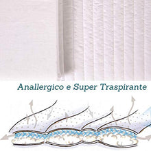 Carica l&#39;immagine nel visualizzatore di Gallery, EVERGREENWEB Materasso Lettino o Culla 60x120 per Bambini 60 x 120 cm, Bianco