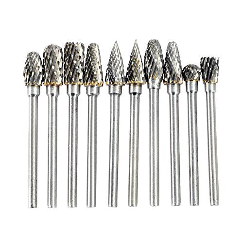 KKmoon Elettrica Molatura Accessori,10 Pezzi 0.12*0.24 Pollice in Tungsteno... - Ilgrandebazar