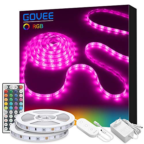 Govee Striscia LED 10M Dimmable RGB 5050 300 SMD con 44 Tasti - Ilgrandebazar