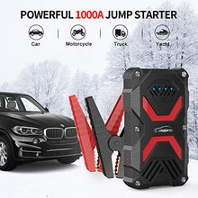 Carica l&#39;immagine nel visualizzatore di Gallery, YABER Avviatore Emergenza per Auto, 1000A 13800mAh Batteria Auto...
