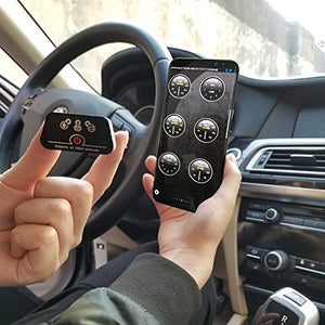 vgate Nero Bluetooth3.0 iCar 2 Bluetooth, Schwarz/Schwarz