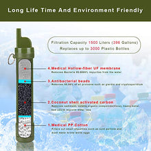 Carica l'immagine nel visualizzatore di Gallery, ENONEO Filtro Acqua Portatile Outdoor 1500L Campeggio Verde