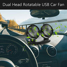 Carica l&#39;immagine nel visualizzatore di Gallery, STLOVe USB Mini Ventilatori 12 Volt Doppia Testa Ventola di Raffreddamento...