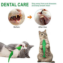 Carica l&#39;immagine nel visualizzatore di Gallery, MQIAN Gatto Spazzolino da Denti, Denti Masticare Giocattolo,Gatti la Pulizia...