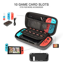 Carica l'immagine nel visualizzatore di Gallery, innoAura Kit di accessori 11 in 1 per Nintendo Switch, include Custodia per...