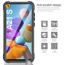 Carica l'immagine nel visualizzatore di Gallery, AROYI Cover Samsung Galaxy A21s + Pellicola Protettiva in Vetro Nero