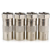 Carica l'immagine nel visualizzatore di Gallery, JEEUE 4PCS Presa femmina RF a tipo F Convertitore adattatore TV f - F m -4P