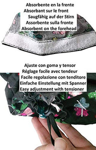 cappello chirurgico donna Slate Per capelli lunghi Con striscia assorbente... - Ilgrandebazar