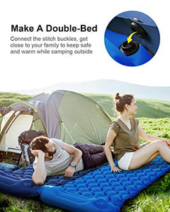 Relefree Materassino Campeggio Mare Ultraleggero Pump-Blu reale