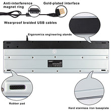 Carica l'immagine nel visualizzatore di Gallery, NPET K10 105 Tasti Chroma Tastiera Italiana per Gaming USB - Alte
