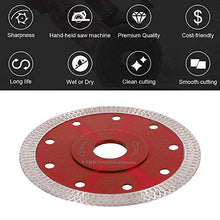 Carica l&#39;immagine nel visualizzatore di Gallery, Disco Diamantato 115mm Sottile professionale Taglio a secco con taglio Rosso - Ilgrandebazar