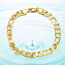 Carica l&#39;immagine nel visualizzatore di Gallery, Fenical Bracciale uomo a catena hip hop in oro - Ilgrandebazar