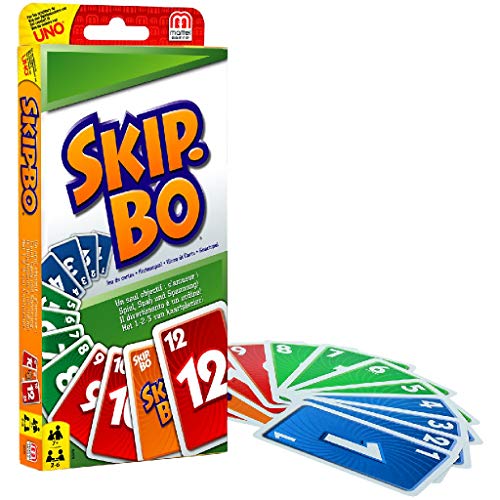 Mattel Games- Skipbo, Gioco di Carte per Tutta la Famiglia, a Partire da 7 +...