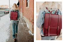 Carica l&#39;immagine nel visualizzatore di Gallery, ECOSUSI Borsa Messenger Donna Laptop in PU Pelle Morbido Borsa...