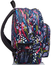 Carica l&#39;immagine nel visualizzatore di Gallery, Zaino Strong Invicta , Abstract Jungle, Blu, Doppio Scomparto, Scuola &amp; Tempo Libero