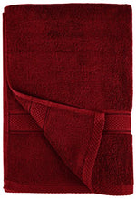 Carica l&#39;immagine nel visualizzatore di Gallery, Pinzon by Amazon - Set di asciugamani 2 Asciugamani (50x100cm), Rosso Ribes