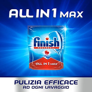 Finish All in 1 Max Pastiglie Lavastoviglie, Regular, 110 Capsule - Ilgrandebazar