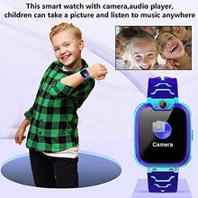 Carica l&#39;immagine nel visualizzatore di Gallery, Smartwatch per Bambini con Telefono, Orologio Intelligente con 16 Giochi Chiamata Musicale SOS Touchscreen Fotocamera, Smart Watch per Ragazzi Ragazze Regalo di Compleanno[Scheda SD integrata]