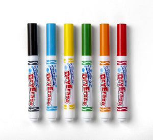 CRAYOLA- Pennarelli per Lavagna Bianca, 6 Pezzi, 98-5807 - Ilgrandebazar