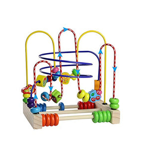 Fajiabao Giocattoli Rotolamento Bead Maze Roller Coaster Giochi di Legno... - Ilgrandebazar