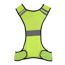 Carica l&#39;immagine nel visualizzatore di Gallery, Gilet Giacca da Corsa Alta Visibilita LED Giubbotti Giallo Fluorescente #B - Ilgrandebazar