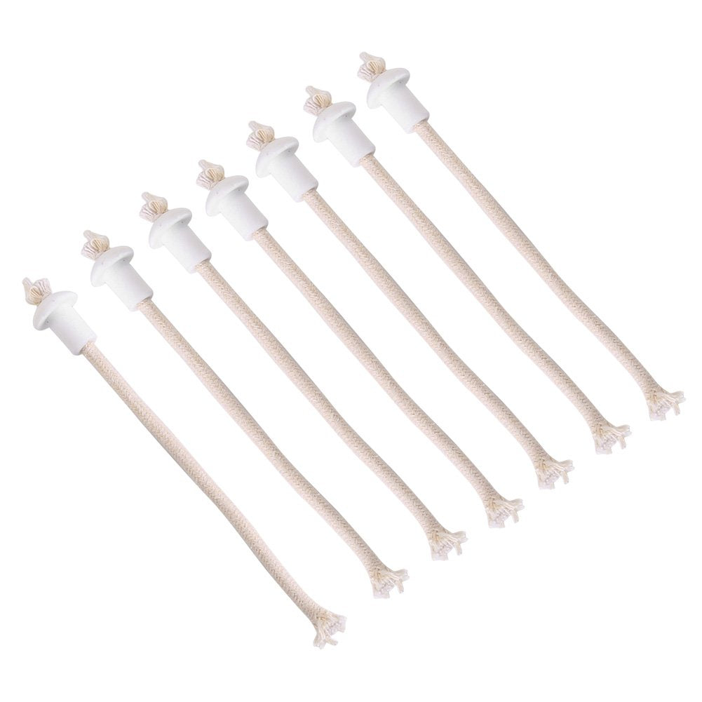 7pcs Stoppini di Candela in Cotone con Torcia Ad Alcool Base In... - Ilgrandebazar