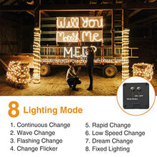 Carica l'immagine nel visualizzatore di Gallery, Catena Luminosa Solare, Btfarm 12m 120 LED Luci Stringa Solari Esterno Filo...