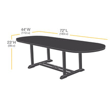 Carica l&#39;immagine nel visualizzatore di Gallery, AmazonBasics - Copertura per tavolo da pranzo, 180 cm Rettangolare, Grigio - Ilgrandebazar