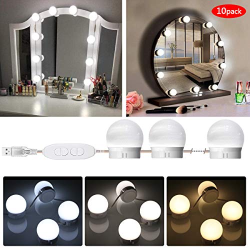 Luci da Specchio per Trucco,Luci LED Stile Hollywood con 3 Modalità Il nuovo