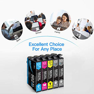 LxTek 502XL Cartucce d'inchiostro Sostituzione per Epson 502 502 XL...