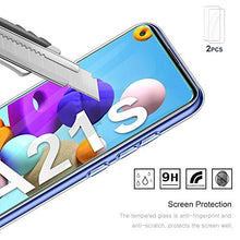 Carica l'immagine nel visualizzatore di Gallery, Younme YNMEacc Cover per Samsung A21s Custodia, Trasparente Sottile Clear