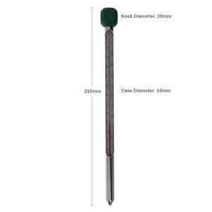 Termometro da terra in alluminio, 210 mm, per monitorare la temperatura del... - Ilgrandebazar
