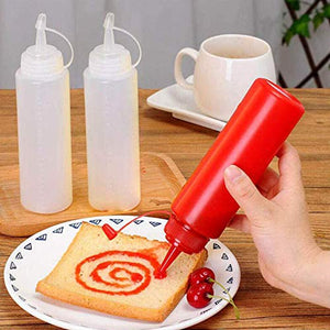 Bottiglia Squeeze di Plastica, 8pcs 8oz per con Tappi,...