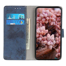 Carica l&#39;immagine nel visualizzatore di Gallery, HYMY Cover per Alcatel 1S 2019 + Vetro Temperato - Blu Stile retrò - Ilgrandebazar