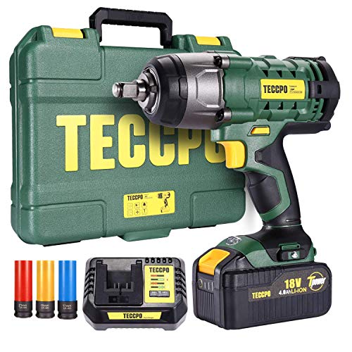 Avvitatore ad Impulsi, TECCPO 350Nm Avvitatori a Massa Battente 18V, 350nm - Ilgrandebazar
